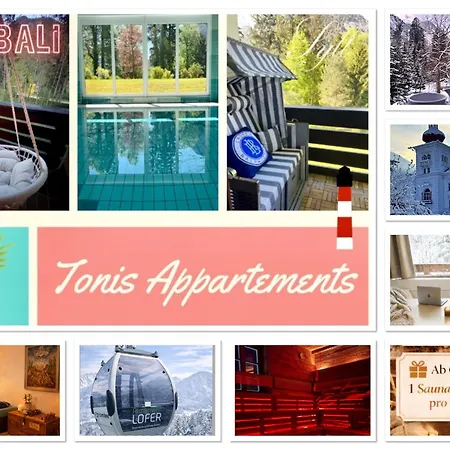 شقة Tonis Lofer - Sylt Mit Pool & Bergblick *