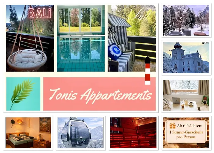Apartment Tonis Lofer - Sylt Mit Pool&bergblick *
